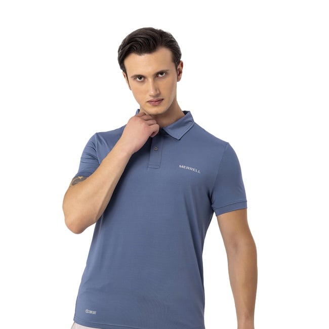  Merrell Pace Erkek Mavi Polo Tişört