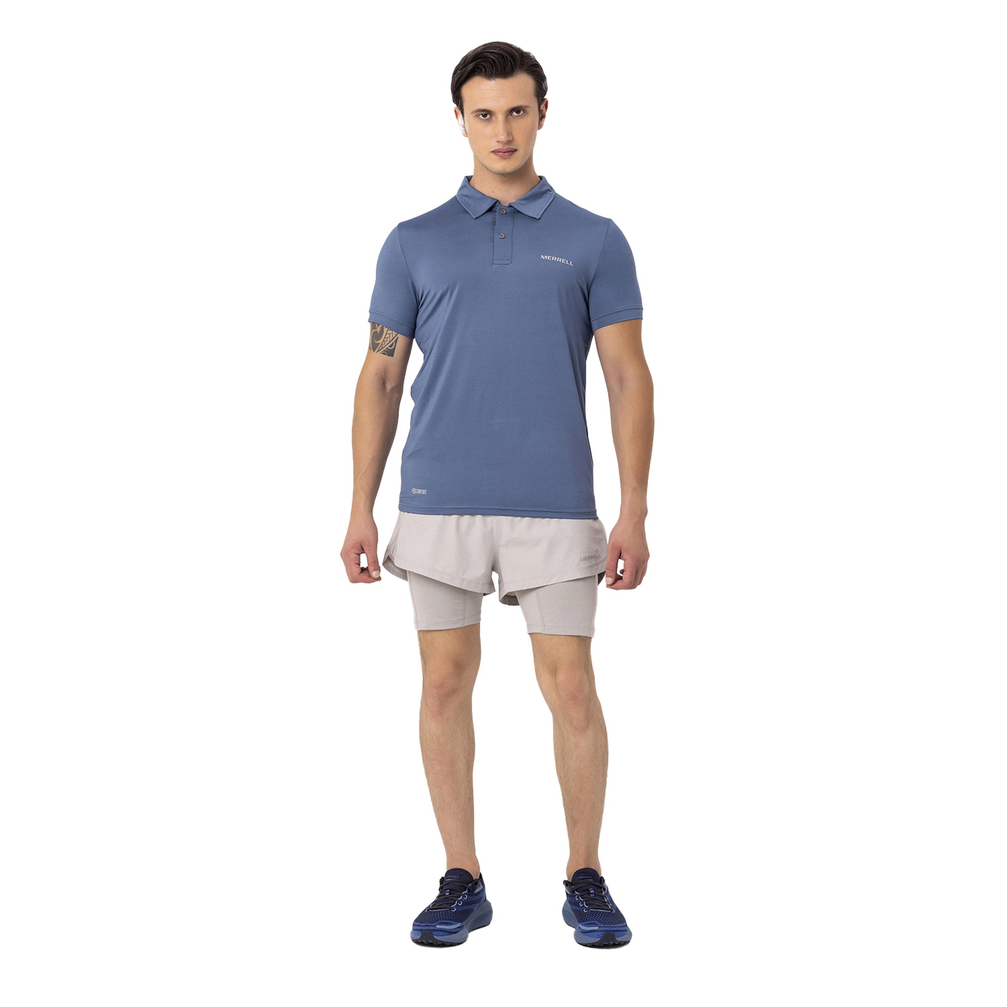 Merrell Pace Erkek Mavi Polo Tişört