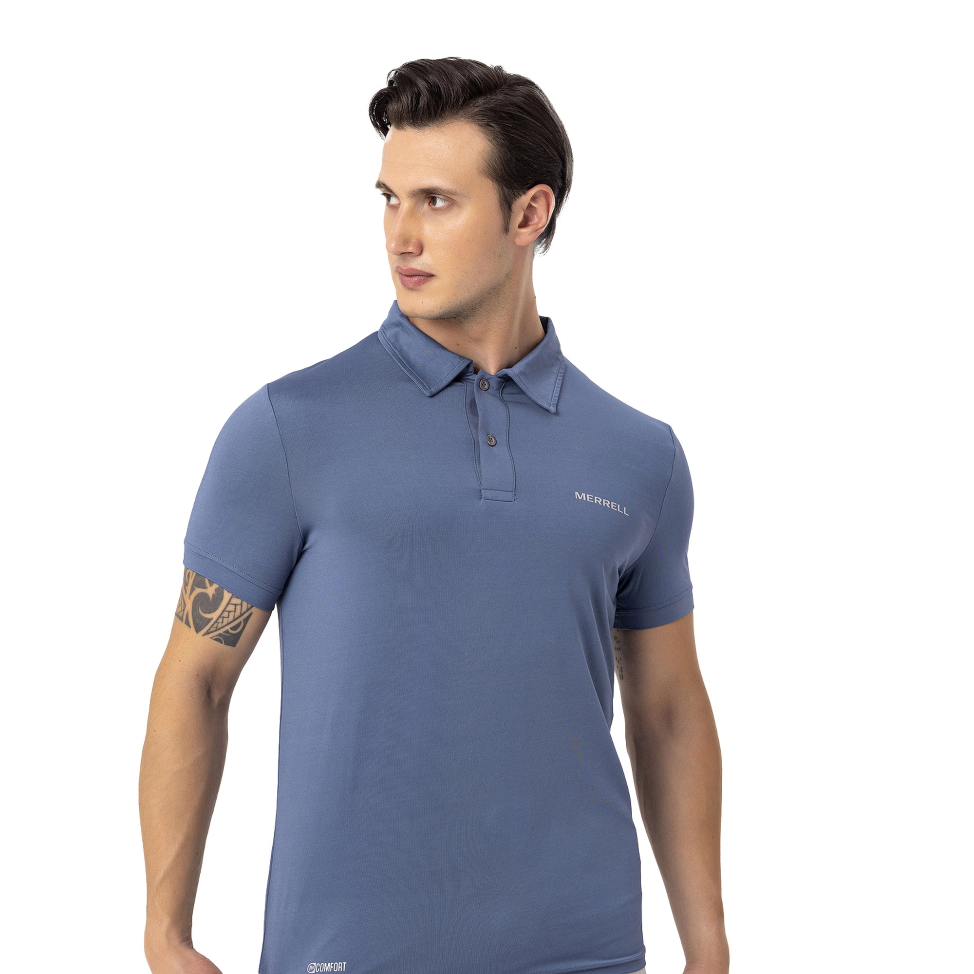 Merrell Pace Erkek Mavi Polo Tişört