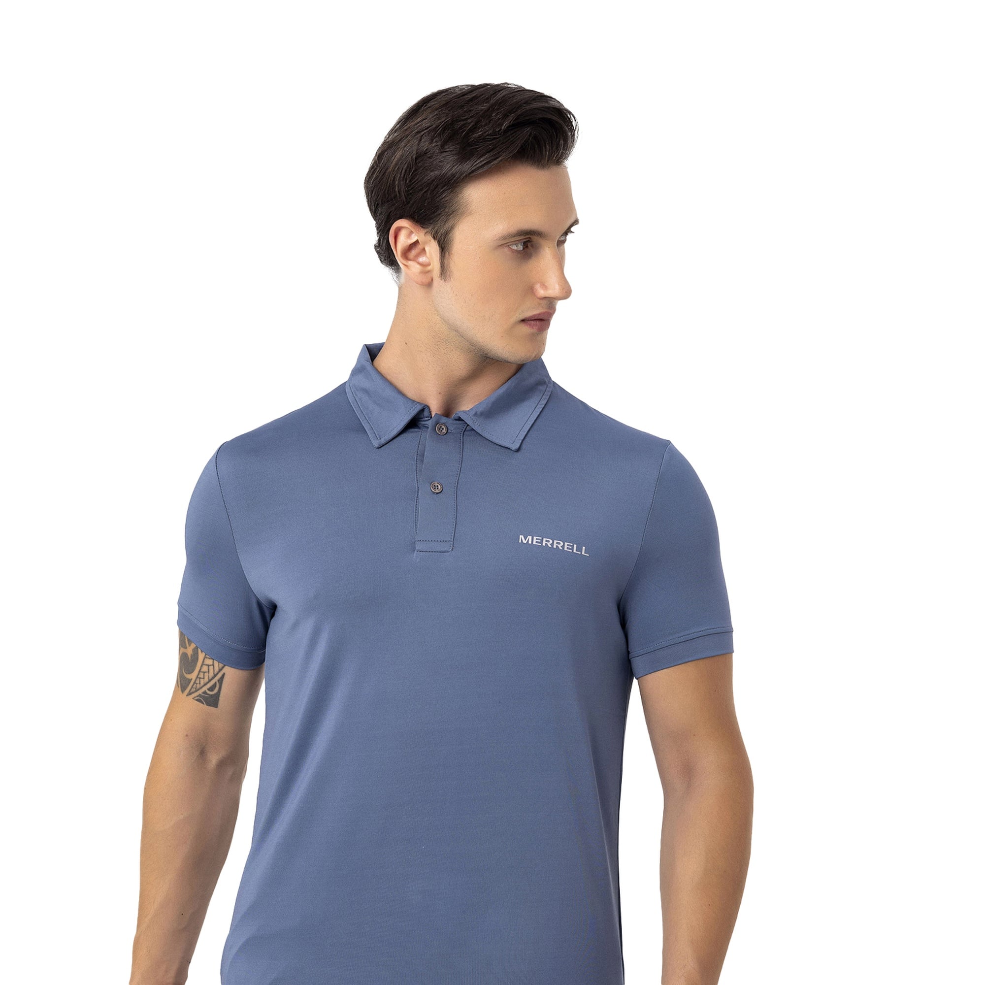 Merrell Pace Erkek Mavi Polo Tişört