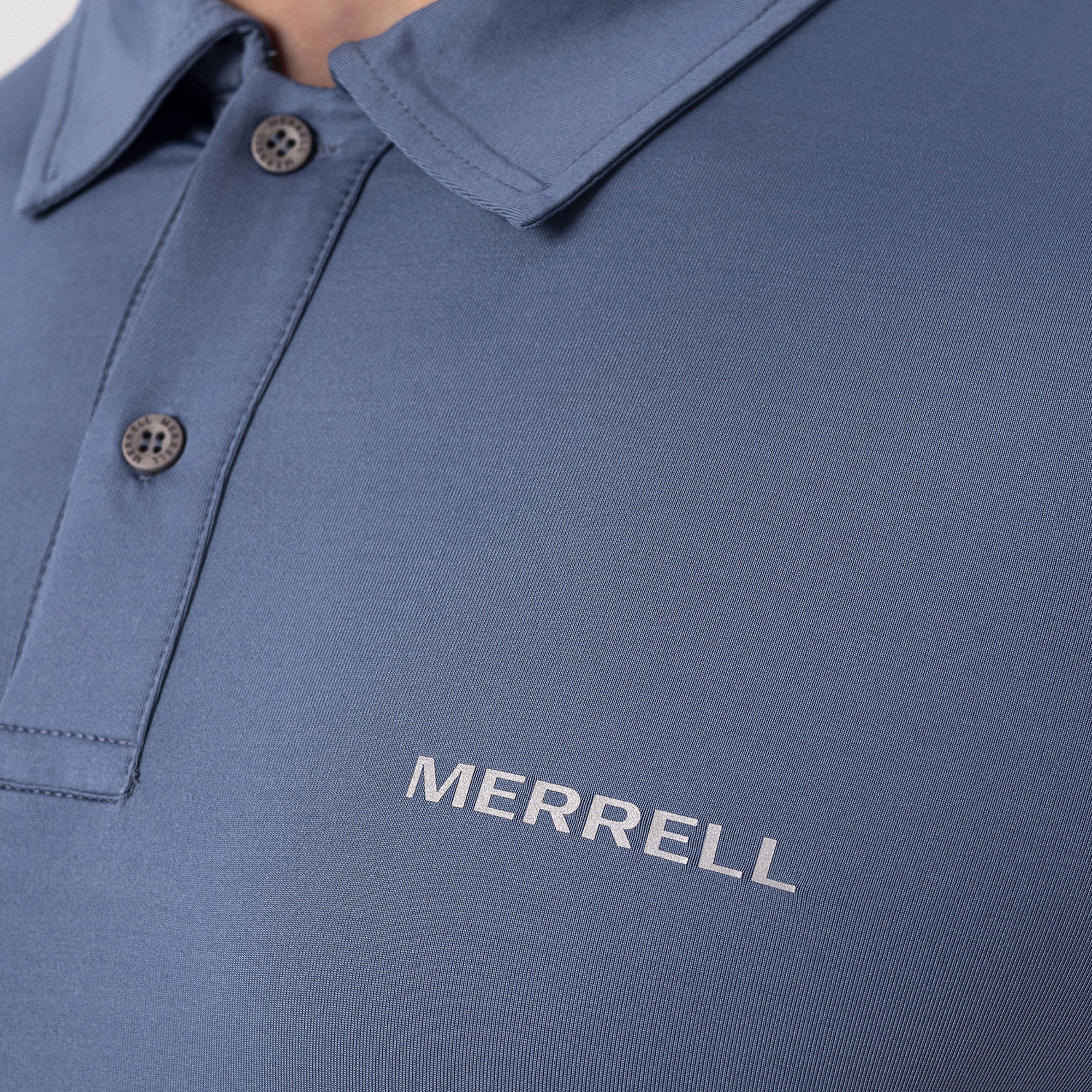 Merrell Pace Erkek Mavi Polo Tişört