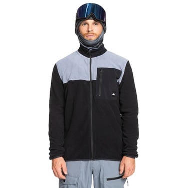  Quiksilver Aker Fz Fleece Erkek Siyah Polar Ceket
