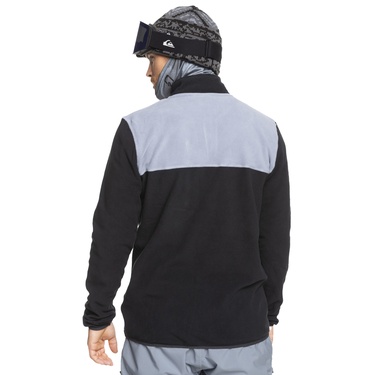  Quiksilver Aker Fz Fleece Erkek Siyah Polar Ceket