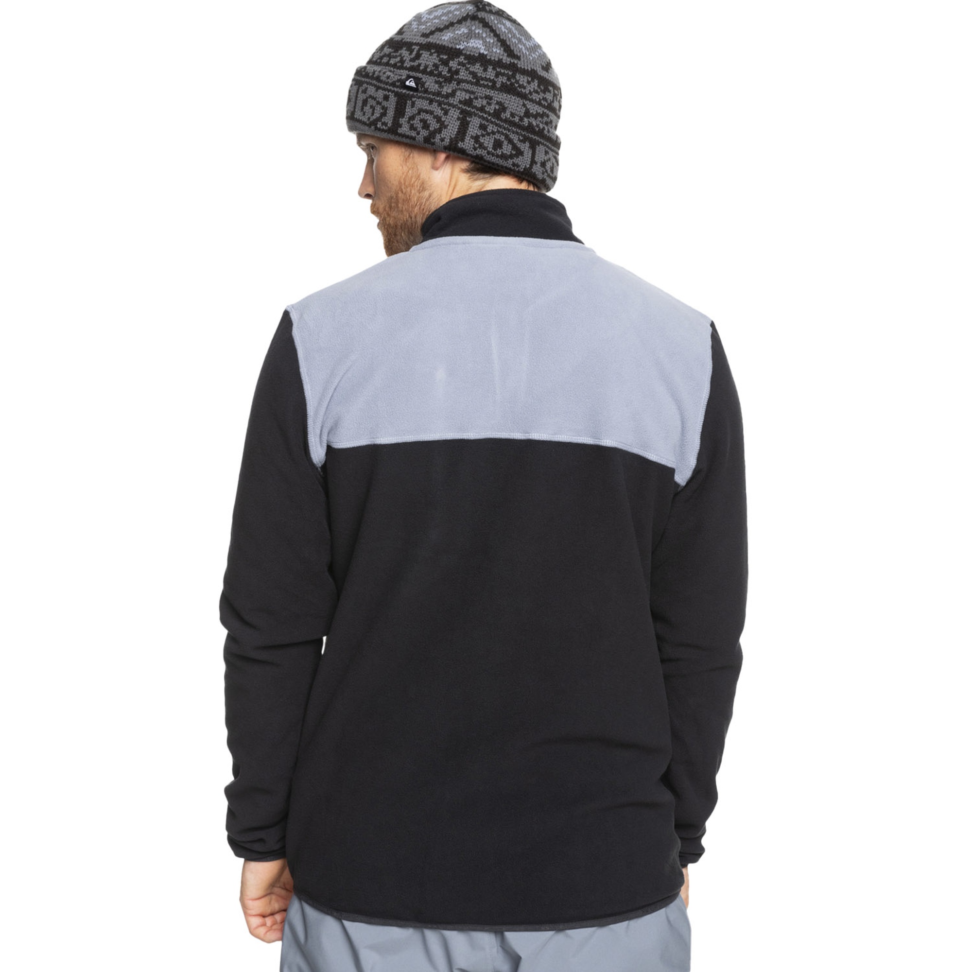 Quiksilver Aker Fz Fleece Erkek Siyah Polar Ceket