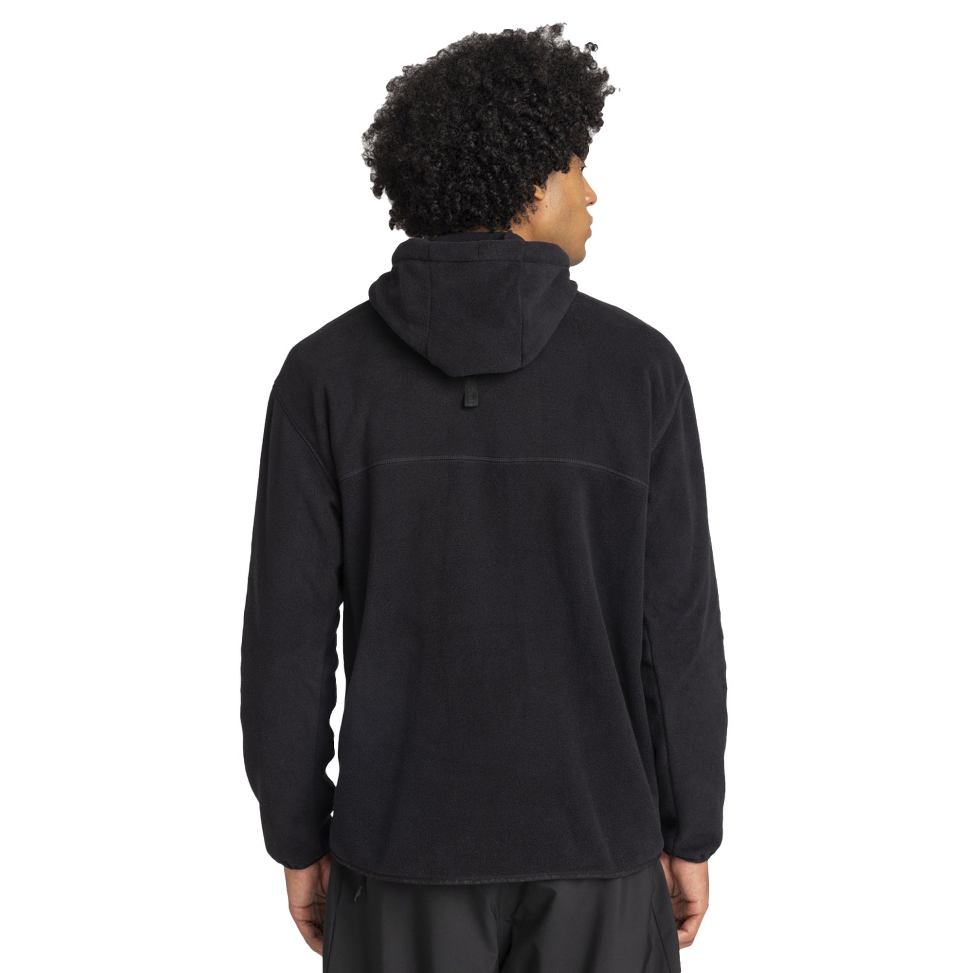 Quiksilver Sea Cliffs Hood Erkek Siyah Polar
