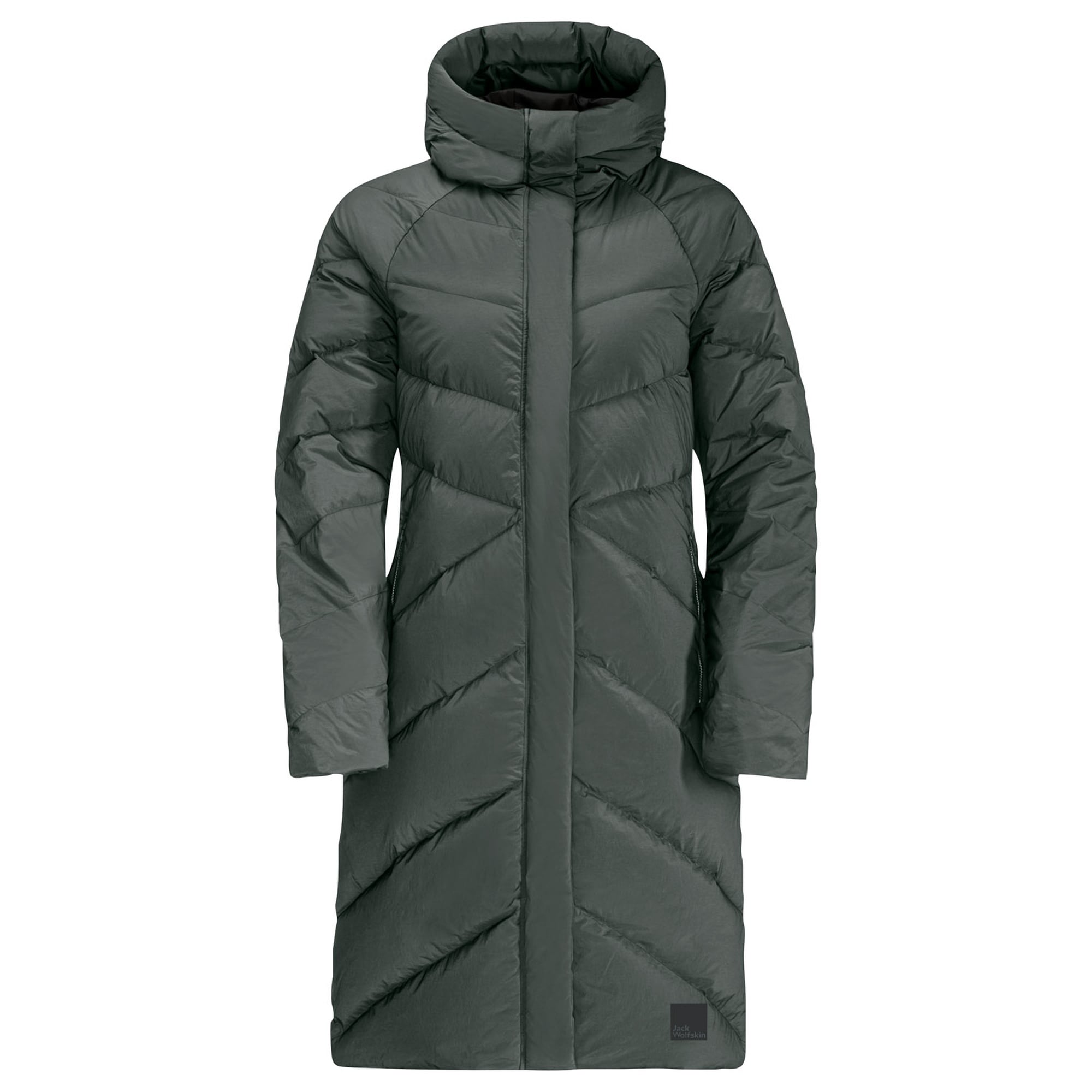 Jack Wolfskin Marienplatz Coat Kadın Yeşil Outdoor Ceketi