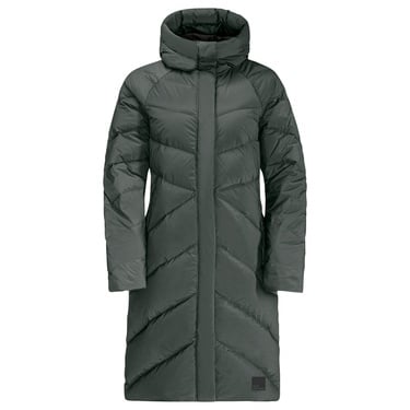  Jack Wolfskin Marienplatz Coat Kadın Yeşil Outdoor Ceketi