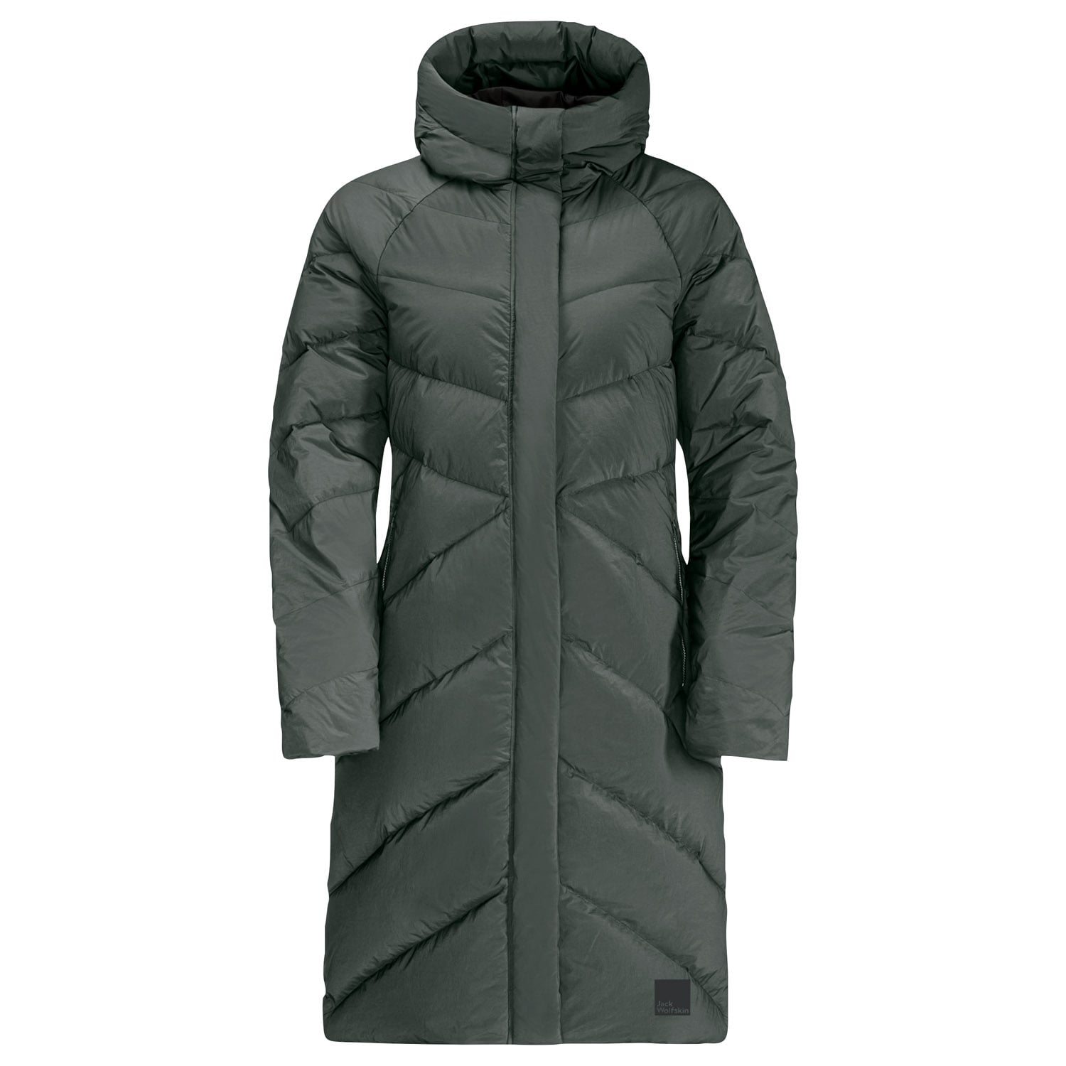  Jack Wolfskin Marienplatz Coat Kadın Yeşil Outdoor Ceketi