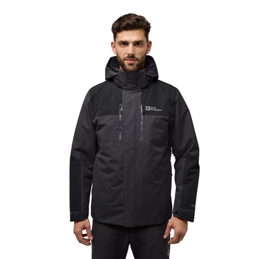  Jack Wolfskin Jasper 3in1 Erkek Gri Outdoor Ceketi