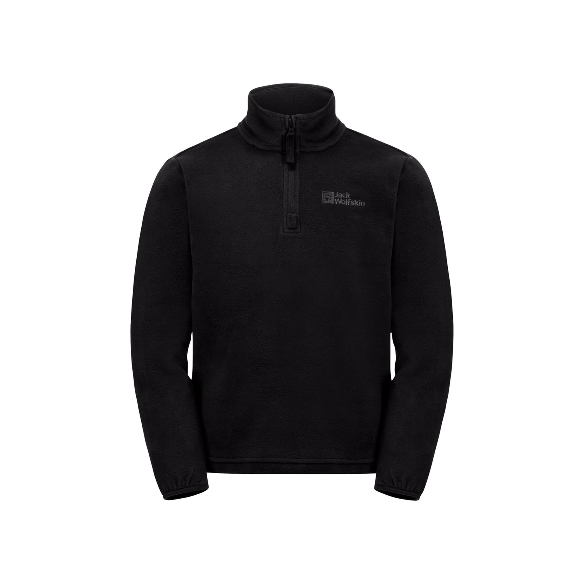 Jack Wolfskin Taunus Halfzip K Unisex Çocuk Siyah Polar
