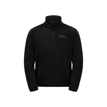  Jack Wolfskin Taunus Halfzip K Unisex Çocuk Siyah Polar