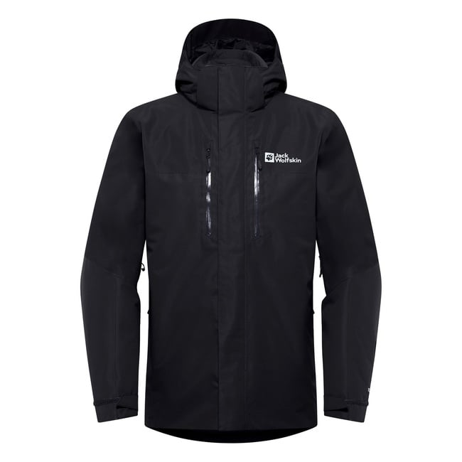  Jack Wolfskin Jasper 3in1 Erkek Siyah Outdoor Ceketi