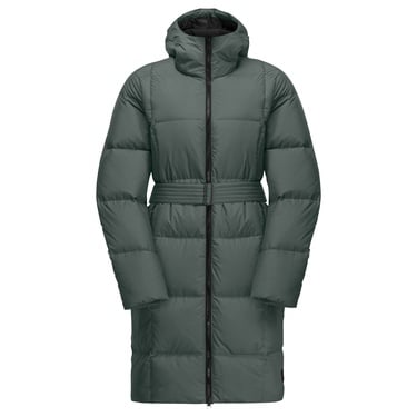  Jack Wolfskin Frozen Lake Coat Kadın Yeşil Outdoor Ceketi