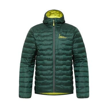  Jack Wolfskin Passamani Down Hoody Erkek Yeşil Outdoor Ceketi