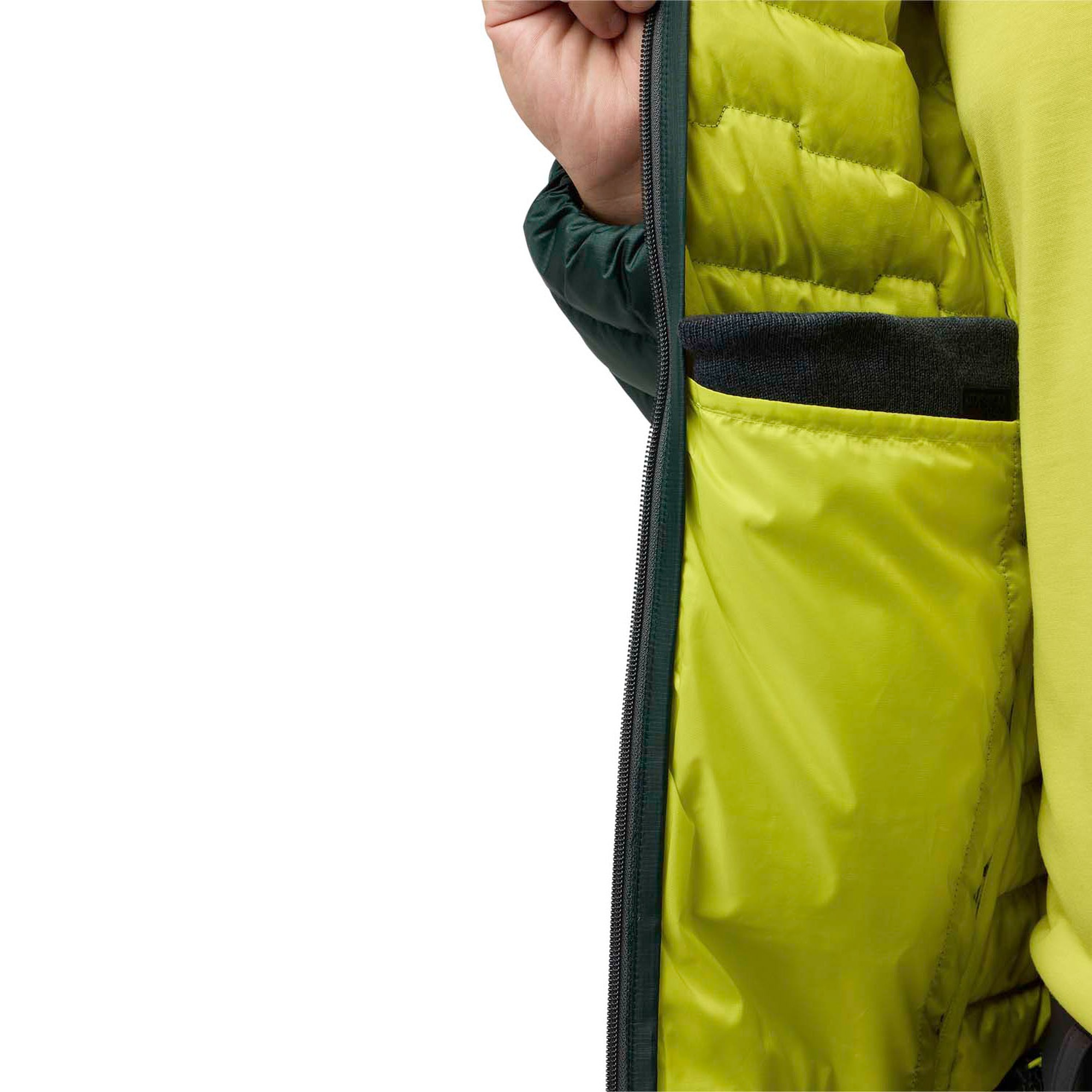 Jack Wolfskin Passamani Down Hoody Erkek Yeşil Outdoor Ceketi