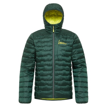  Jack Wolfskin Passamani Down Hoody Erkek Yeşil Outdoor Ceketi