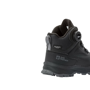  Jack Wolfskin Cyrox Texapore Dial Mid K Unisex Çocuk Siyah Bot