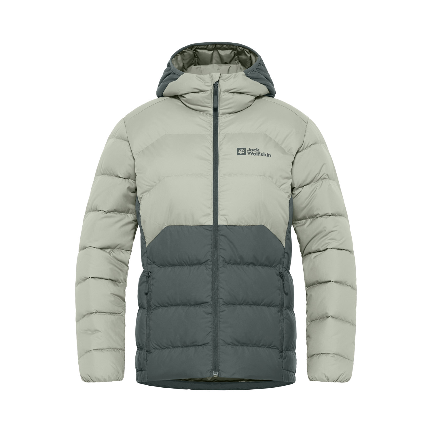 Jack Wolfskin Ather Down Hoody Kadın Yeşil Outdoor Ceketi