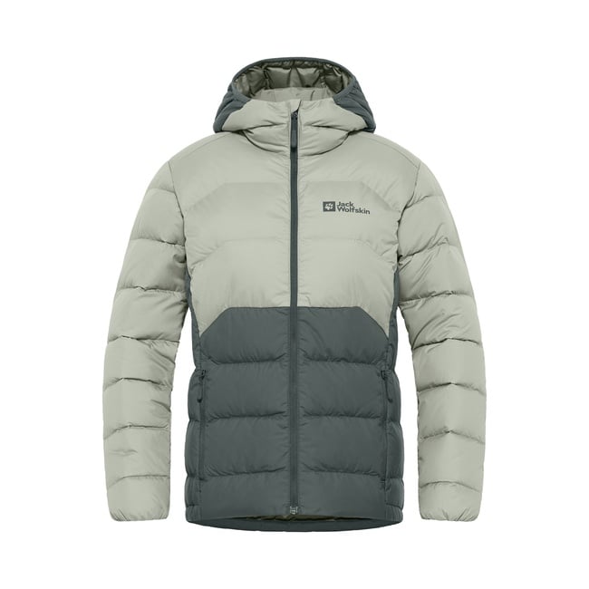  Jack Wolfskin Ather Down Hoody Kadın Yeşil Outdoor Ceketi