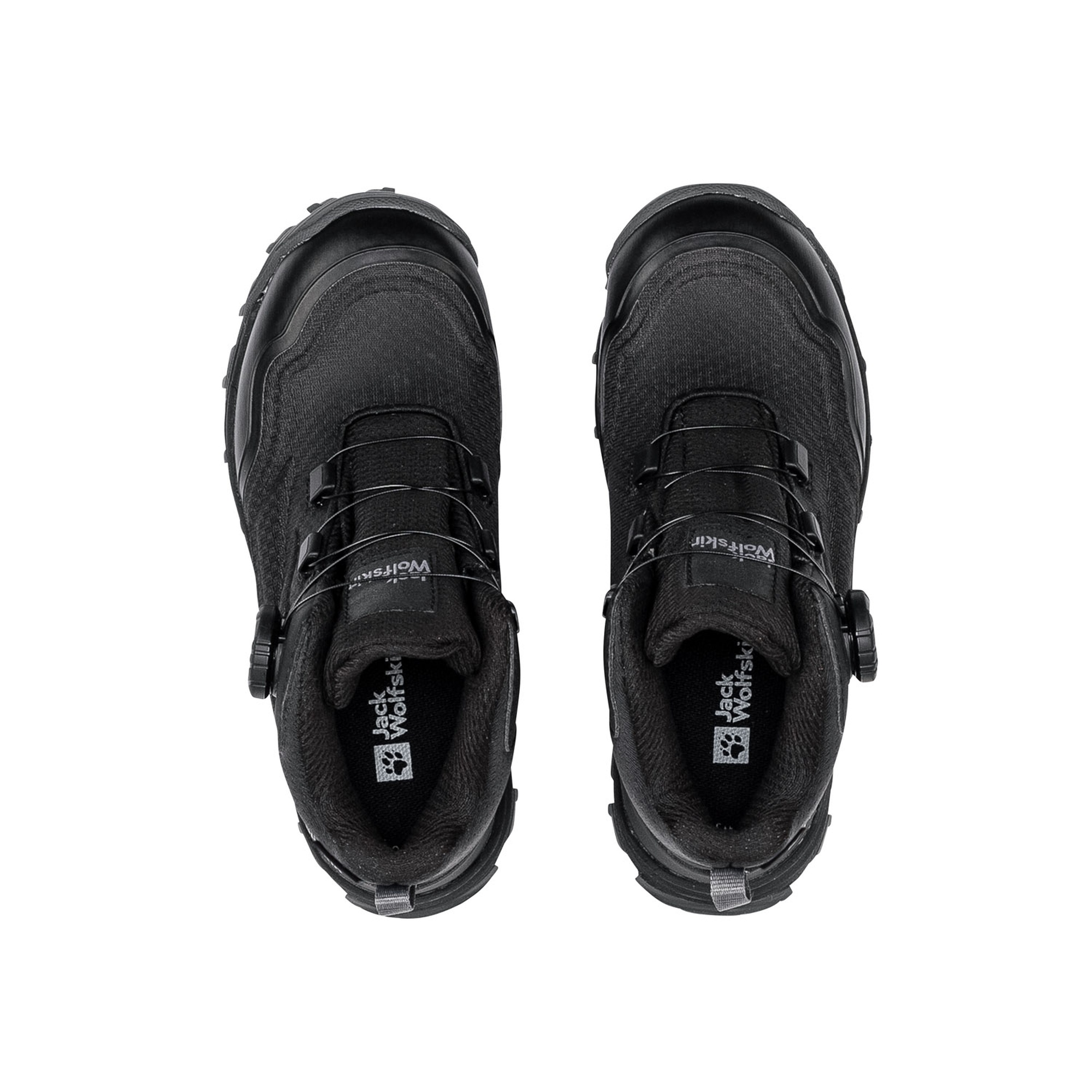 Jack Wolfskin Cyrox Texapore Dial Mid K Unisex Çocuk Siyah Bot