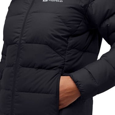  Jack Wolfskin Ather Down Hoody Kadın Siyah Outdoor Ceketi