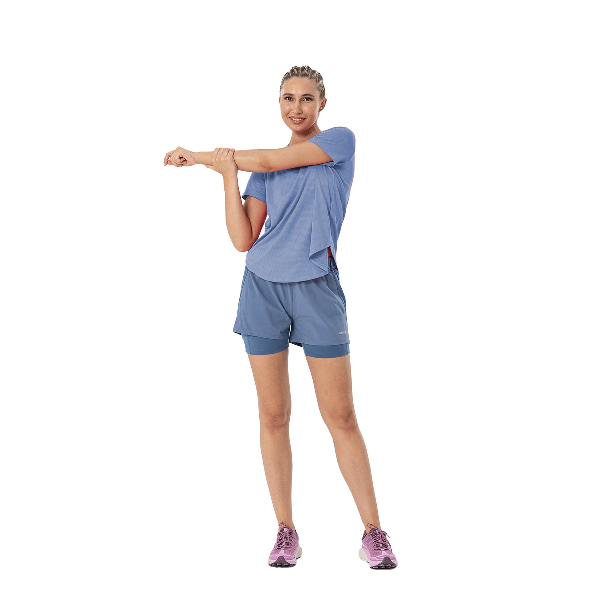 Merrell Tyme Kadın Mavi Koşu Tişört