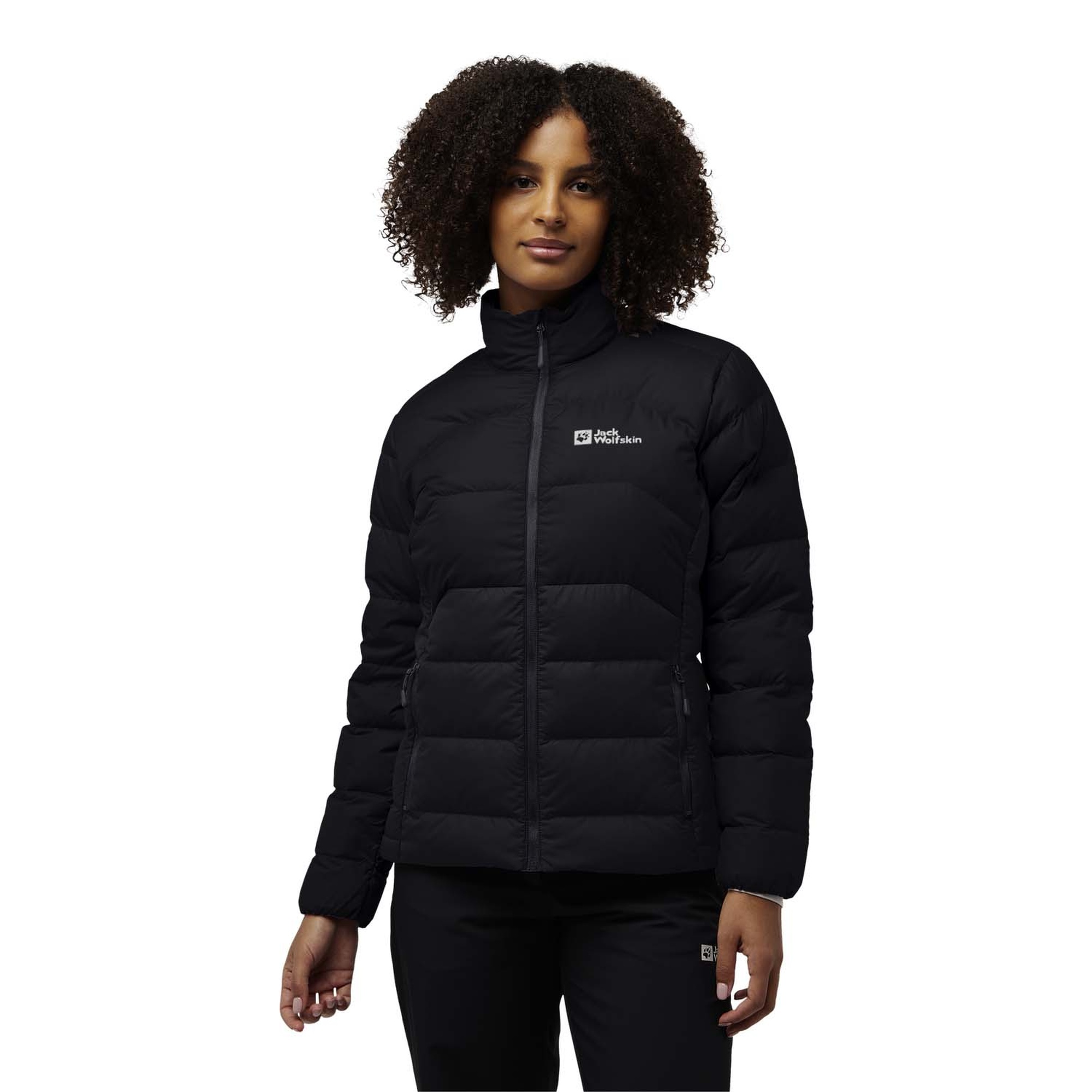 Jack Wolfskin Ather Down Kadın Siyah Outdoor Ceketi