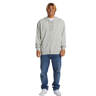  Quiksilver Salt Water Zip Hoodie Erkek Gri Sweatshirt