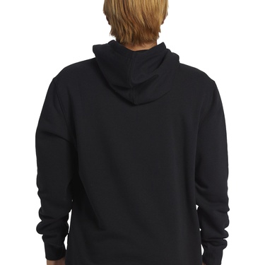  Quiksilver Big Logo Hoodie Erkek Siyah Sweatshirt