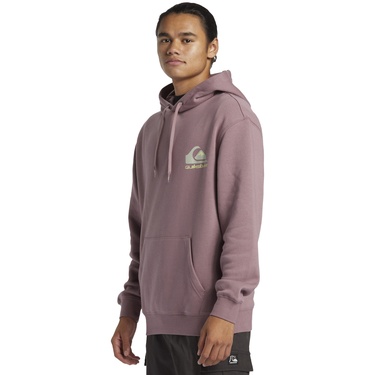  Quiksilver Omni Logo Hoodie Erkek Mor Sweatshirt