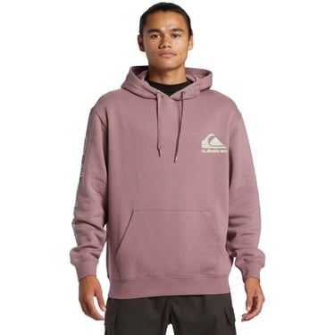  Quiksilver Omni Logo Hoodie Erkek Mor Sweatshirt