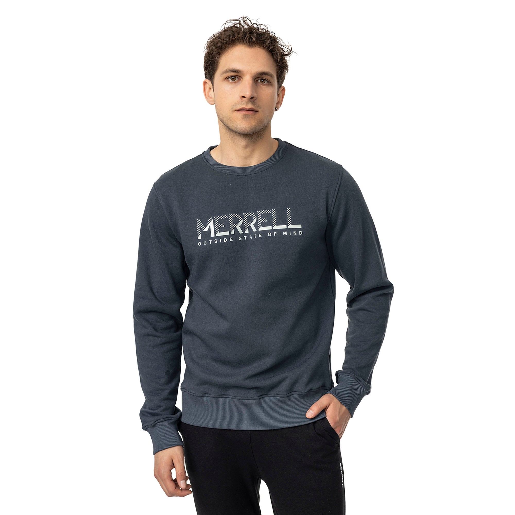 Merrell Smith Erkek Gri Sweatshirt