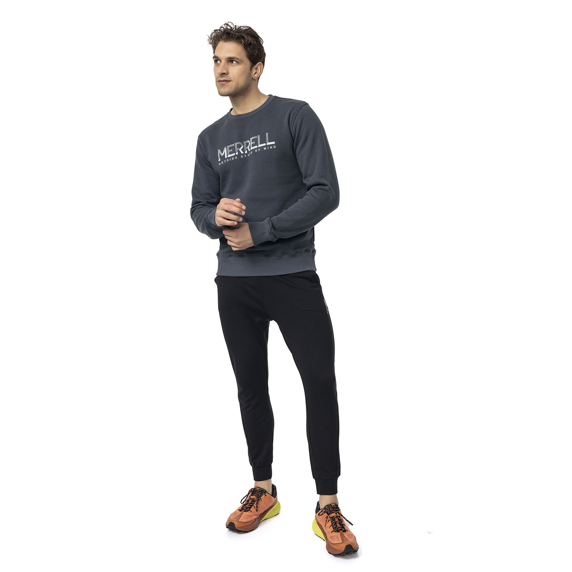 Merrell Smith Erkek Gri Sweatshirt