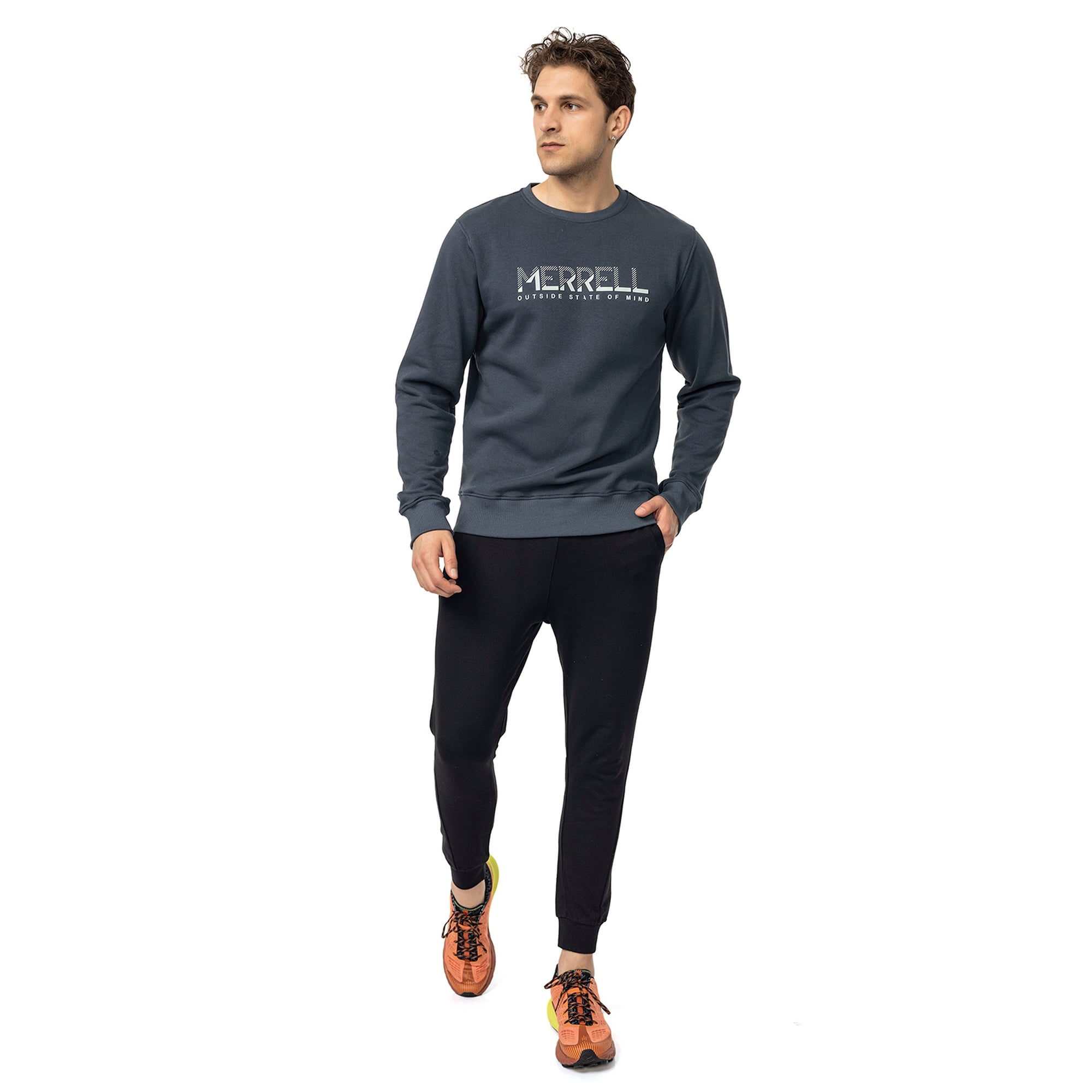 Merrell Smith Erkek Gri Sweatshirt