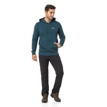  Jack Wolfskin Tommy Hoody Erkek Yeşil Sweatshirt