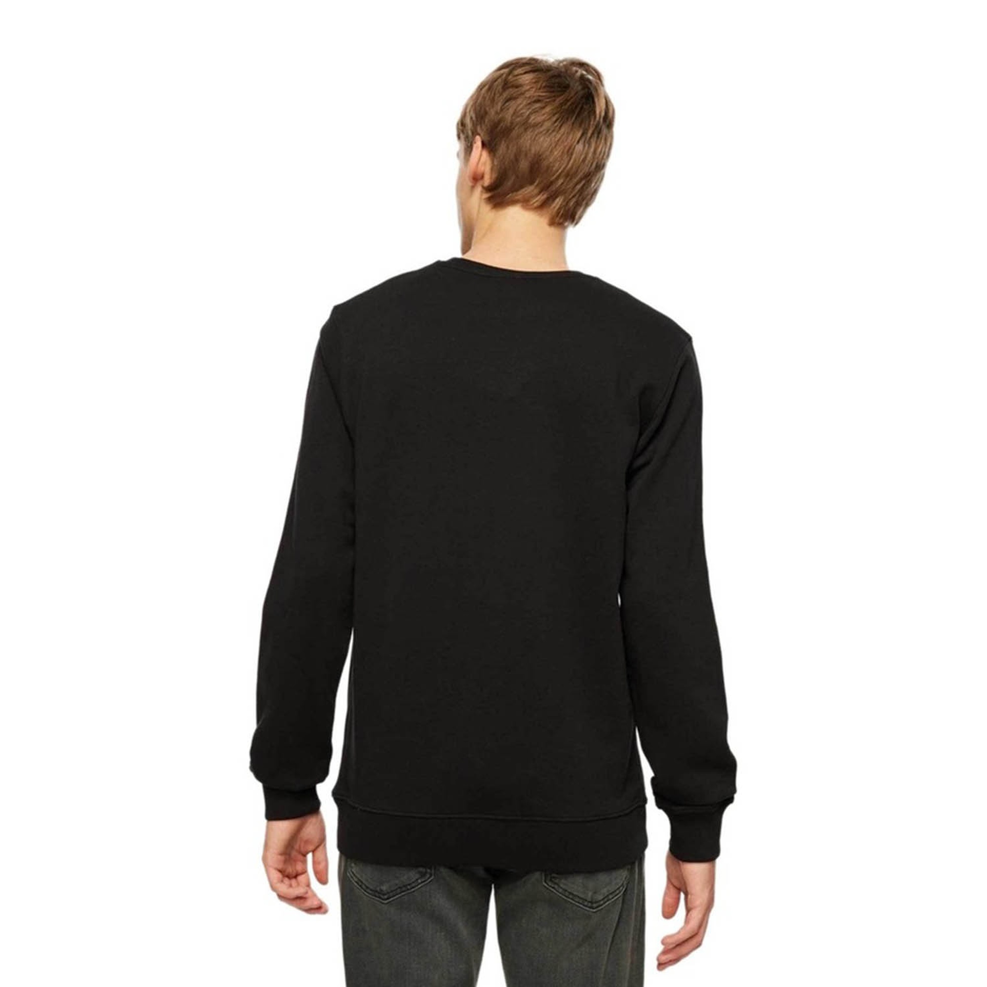 Jack Wolfskin Mark Sweat Erkek Siyah Sweatshirt
