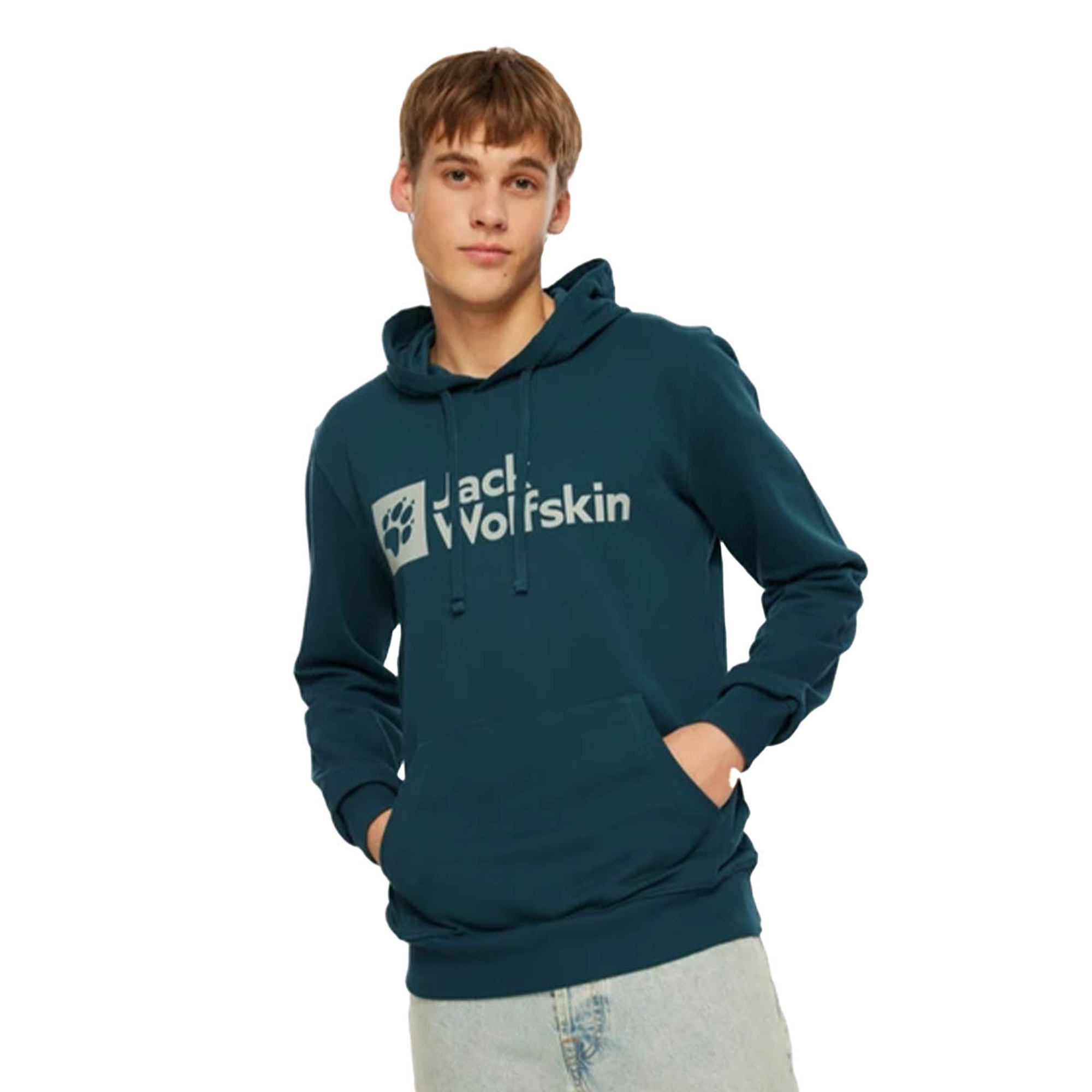 Jack Wolfskin Arthur Hoody Erkek Yeşil Sweatshirt