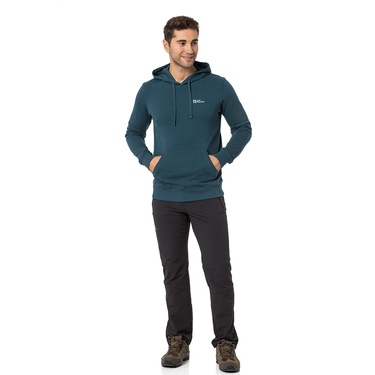  Jack Wolfskin Tommy Hoody Erkek Yeşil Sweatshirt