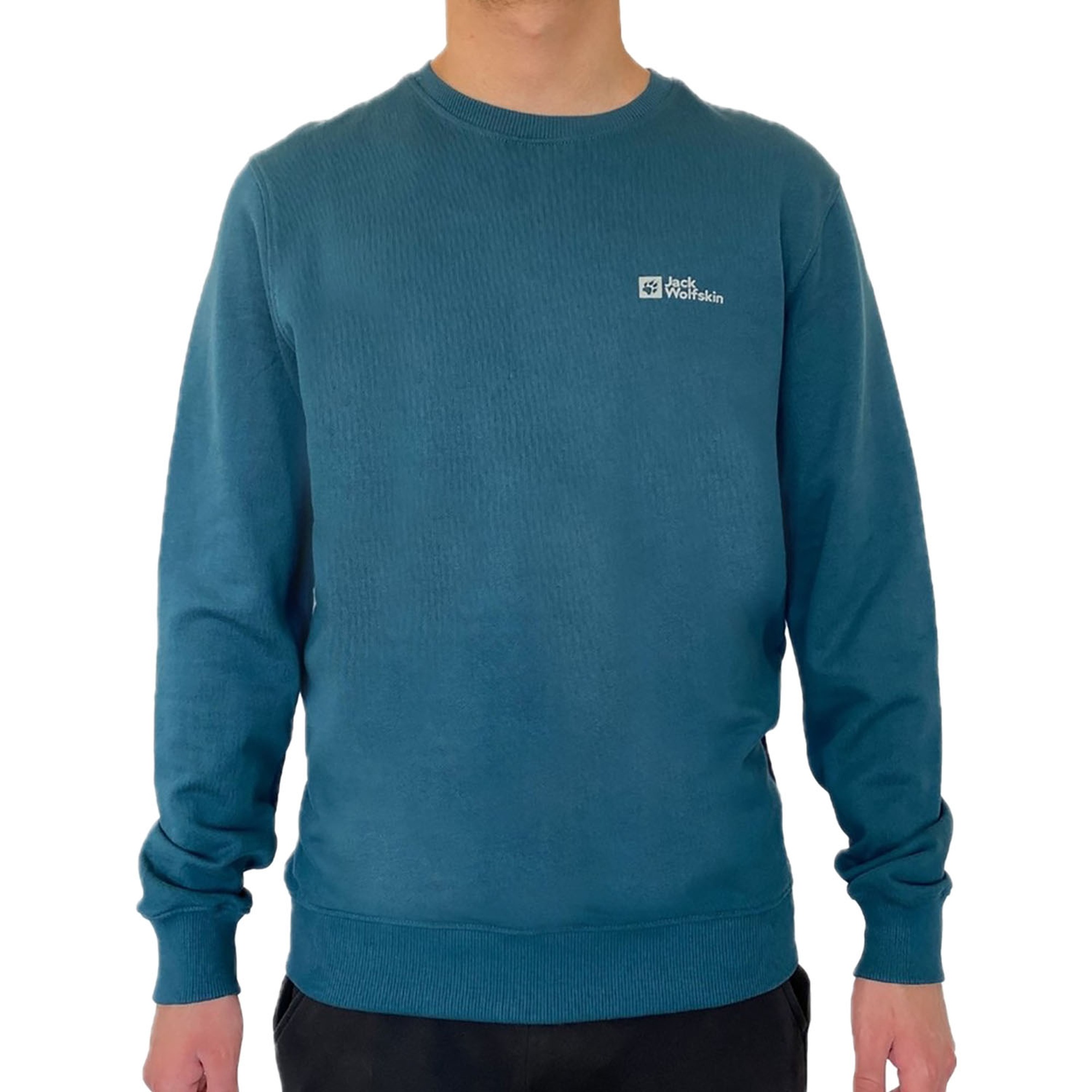Jack Wolfskin Mark Sweat Erkek Yeşil Sweatshirt