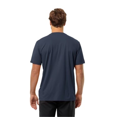  Jack Wolfskin Delgami Erkek Mavi Tişört