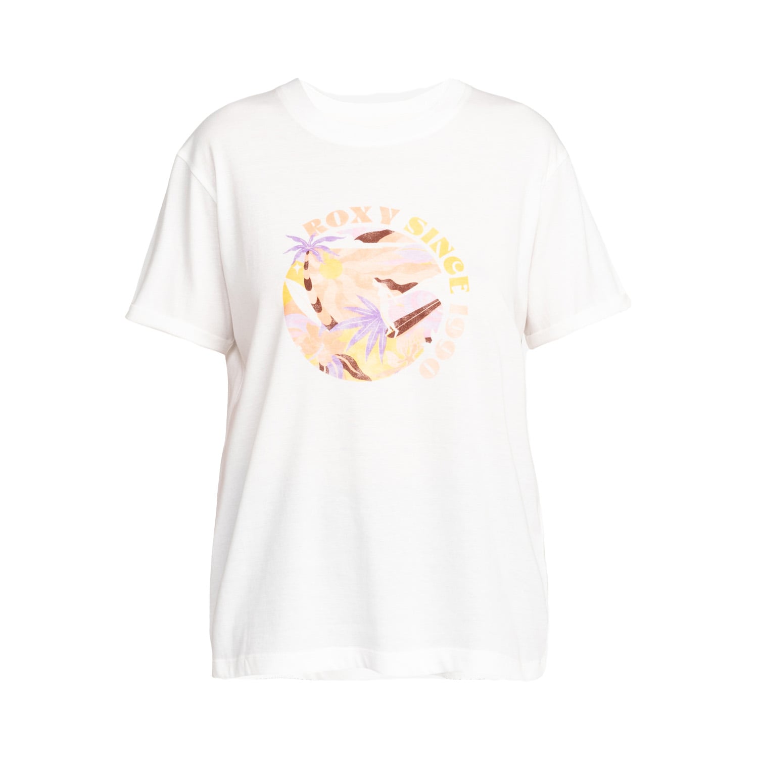  Roxy Summer Fun B Kadın Beyaz Tişört