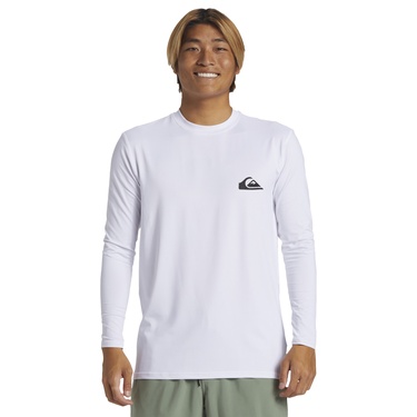  Quiksilver Everyday Surf Ls Erkek Beyaz Likra
