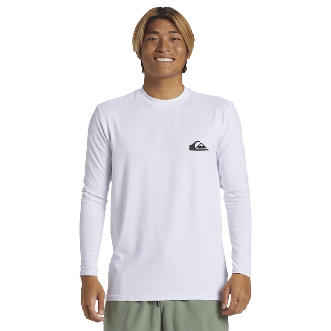  Quiksilver Everyday Surf Ls Erkek Beyaz Likra