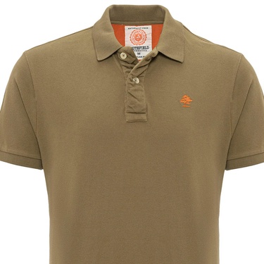  Routefield Partisan Erkek Yeşil Polo Tişört