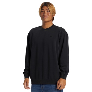  Quiksilver Salt Water Crew Erkek Siyah Sweatshirt