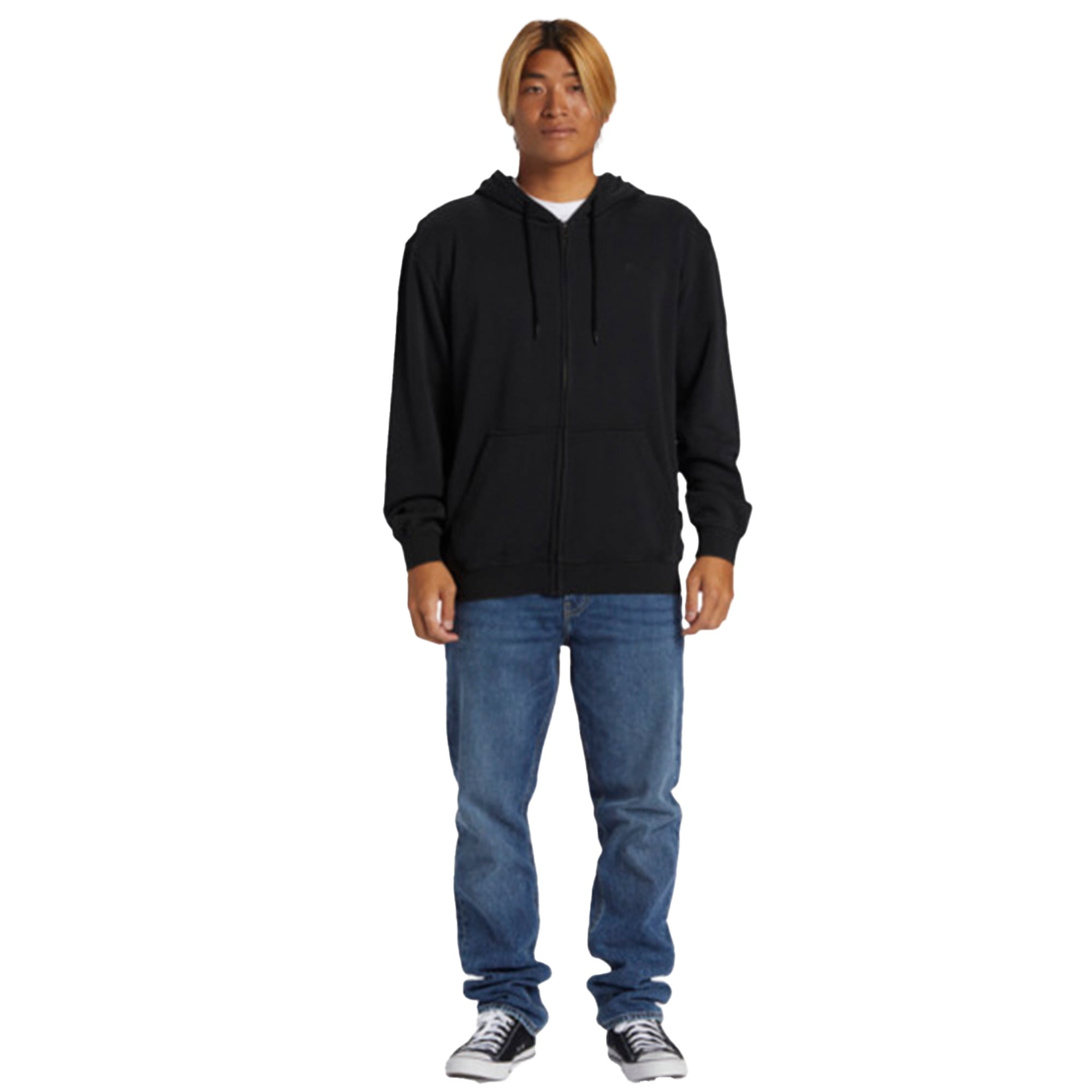 Quiksilver Salt Water Zip Hoodie Erkek Siyah Sweatshirt