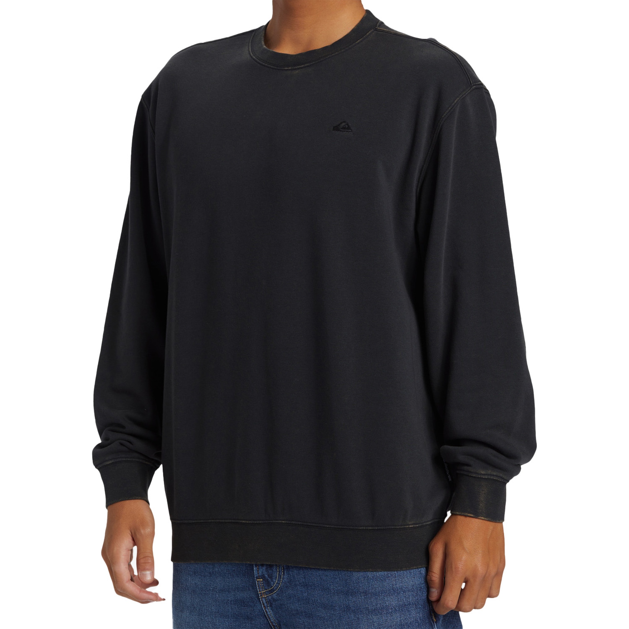 Quiksilver Salt Water Crew Erkek Siyah Sweatshirt