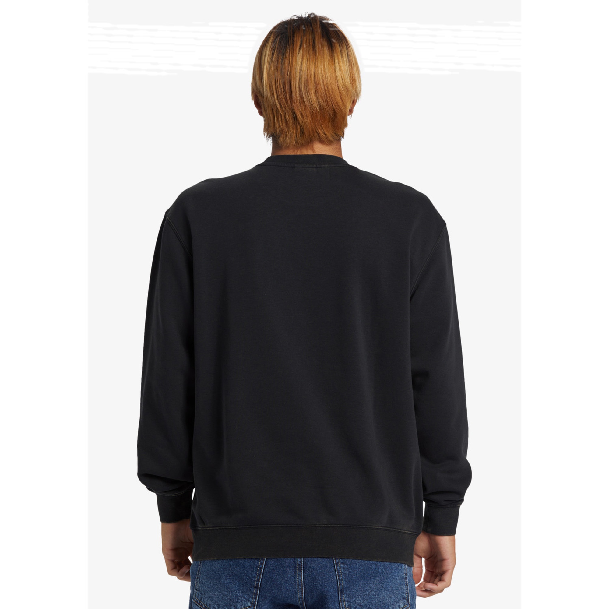 Quiksilver Salt Water Crew Erkek Siyah Sweatshirt