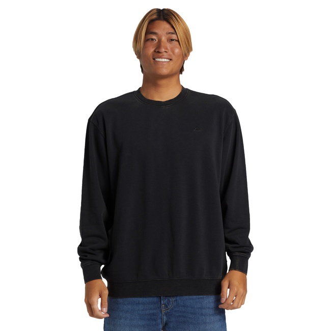  Quiksilver Salt Water Crew Erkek Siyah Sweatshirt