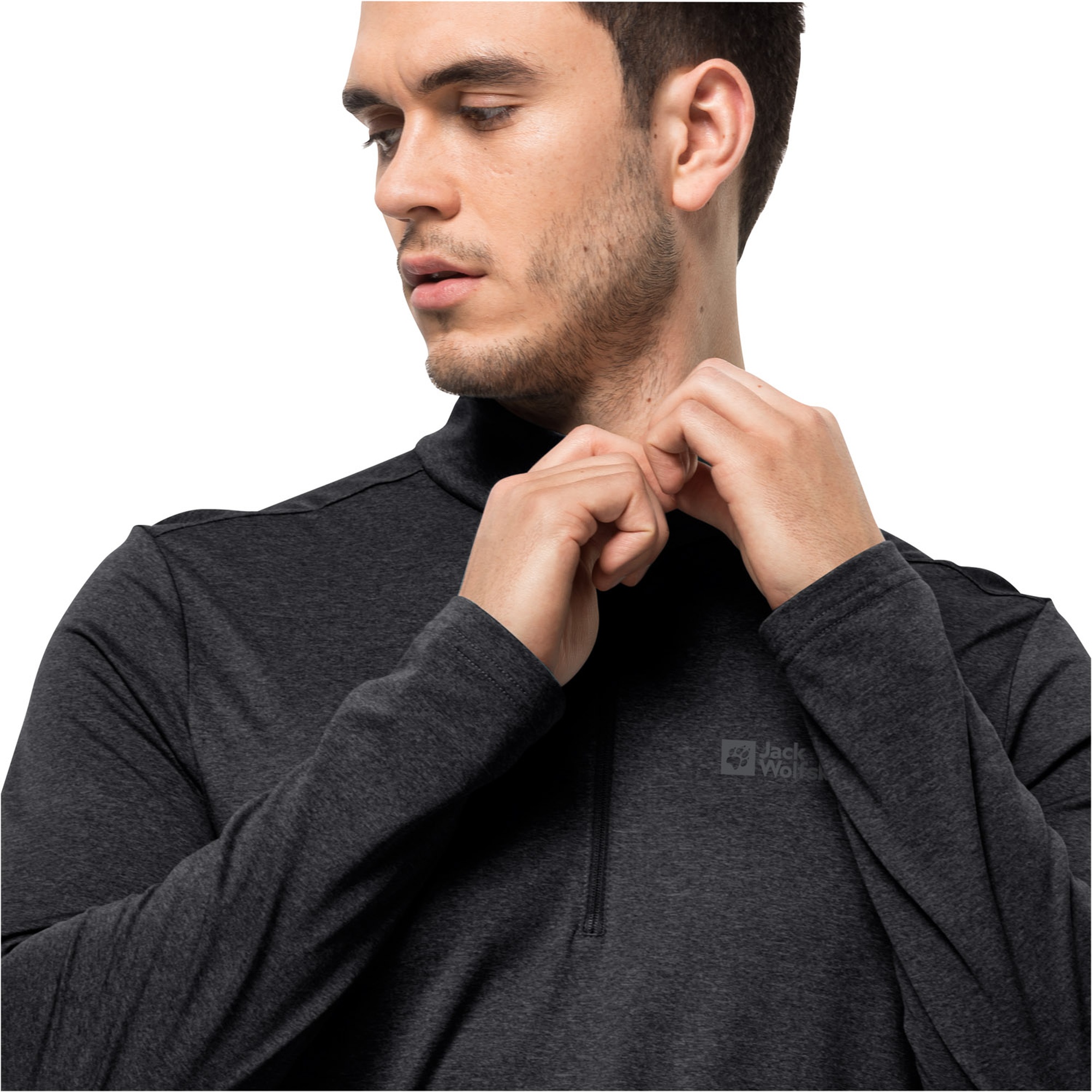 Jack Wolfskin Sky Thermal Hz Erkek Siyah İçlik Üst